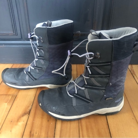 Keen Waterproof Quilted Winter Boots Size EU 35 - Picture 3 of 12